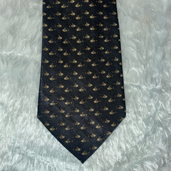Lot of 3 Stonehenge 100% Silk Ties. Nautical Fish Theme 58 inches. - Picture 7 of 7